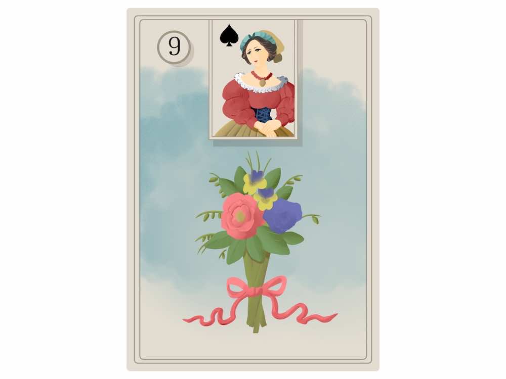 ルノルマンカードにおける『花束』の意味とは？組み合わせ別の意味についても解説！